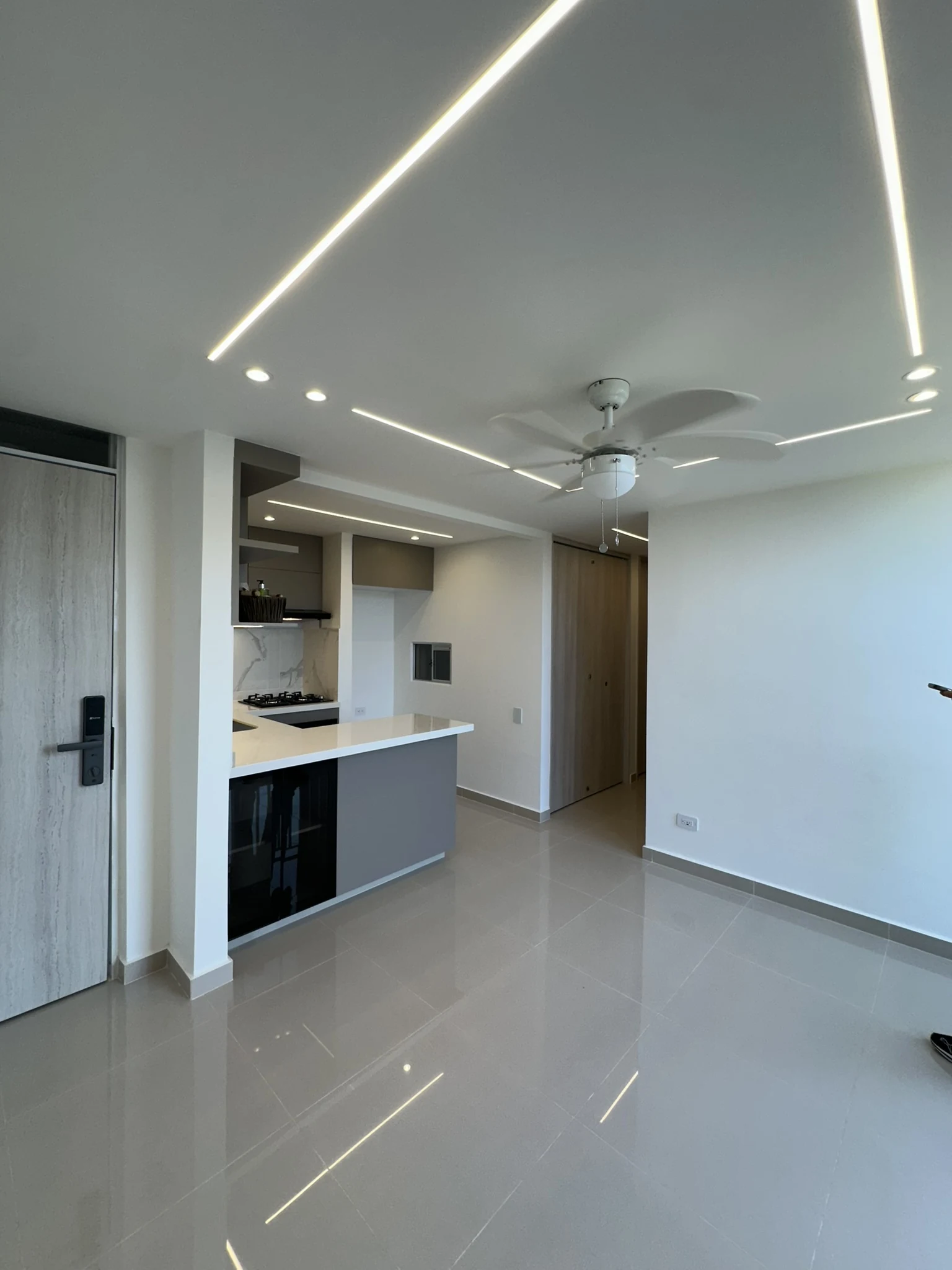 Acabado liso en drywall